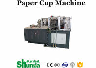 Black Ultrasonic Hot Air Paper Tea Cup Making Machine / Production Machine 90-120 Pcs / Min
