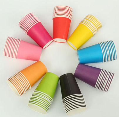 Raw Material Printed And Cutted Paper Cup Sheet For Hot / Cold Drink Cup