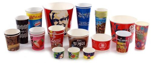 Automatic Cutting and Punching Food Grade PE Coated Paper Cup Fan Sheet for Coffee/Juice