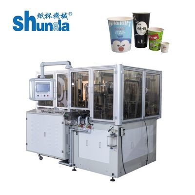 Qualité 50hz contrôle PLC machine de formage automatique pour le papier jetable glace tasse et couvercle usine