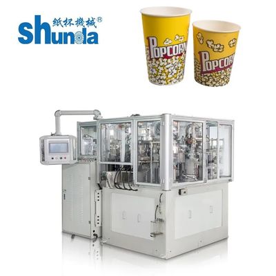 Qualité Machine automatique de fabrication de tasses en papier de crème glacée avec compresseur d'air 0,4m3/min 0,5Mpa usine