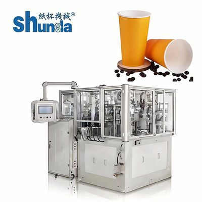 Qualité Double tasse de thé de papier de Turnplate faisant à machine 0.4m le ³/minute 0.5MPA usine