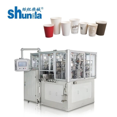 Machine automatique pour faire des tasses de papier, machine automatique pour faire des tasses de thé et de café 150 tasses/min